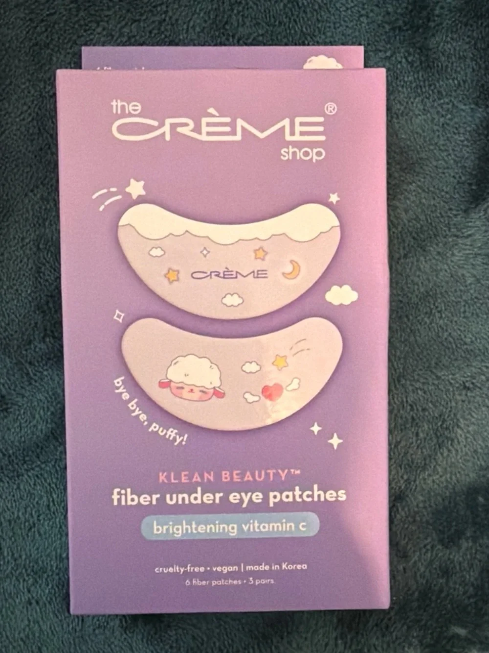 The Crème Shop fiber under eye patches
